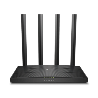 TP-LINK Router Wi-Fi AC1200- 867Mbps at 5GHz + 300Mbps at 2.4GHz- 5 Gigabit Ports- 4 ant- Beamf.- MU-MIMO- IPTV- AP Mode- VPN