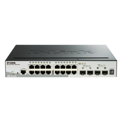 D-LINK SWITCH 52 PORTE GIGABIT POE MANAGED. INCLUDE 4 PORTE 10G SFP+