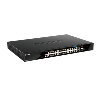 D-LINK SWITCH 28 PORTE DI CUI 20 PORTE GE POE + 4 PORTE 2.5 GE POE + 2 10GE PORTE + 2 SFP+. SMART MANAGED
