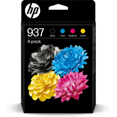 HP CART INK MULTICOLOR CMYK 937 NERO.CIANO.MAGENTA.GIALLO
