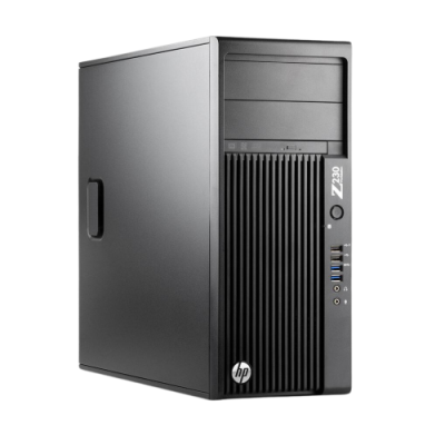 WORKSTATION RICONDIZIONATA HP Z230 TOWER CORE I7-4770 RAM 16GB SSD 256GB + HDD 1TB FREEDOSS NVIDIA QUADRO 2GB GRADO A