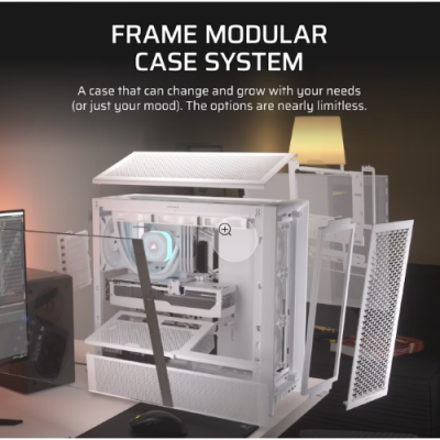 Cors 4000D RS Mid + 3xRS120 WH