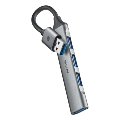 NGS MINI HUB 4 PORTE USB. 1 x USB 3.2 GEN1 E 3 x USB 2.0. PC E MAC