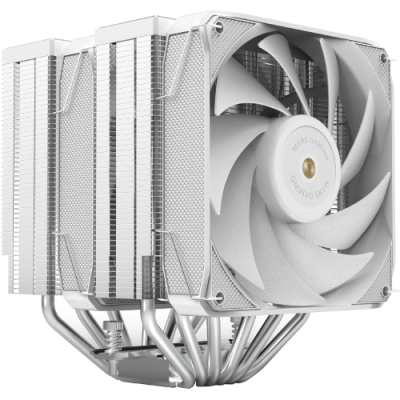 MARSGAMING MCPU-XU6. Dissipatore CPU TDP 350W. 2 x FAN FDB. 6 Heatpipes HCT ULTRA. Multisocket White