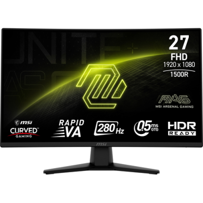 MSI MONITOR GAMING CURVO 27 LED VA FHD 16:9. 1MS 280Hz. DP/HDMI