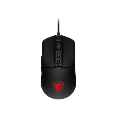 MSI MOUSE FORGE GM100. USB. OTTICO. 6400DPI. 7 PULSANTI CON ROTELLA. NERO