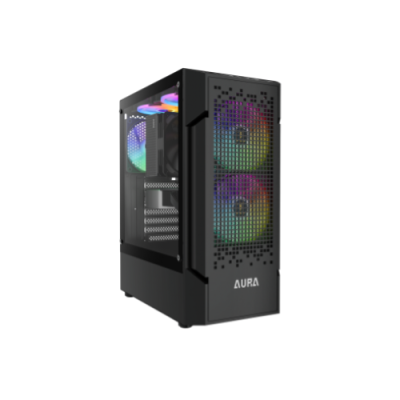 GAMDIAS CASE MID TOWER AURA GC7 ARGB TG 3x120mm FAN ARGB FILTRO MAGNETICO M