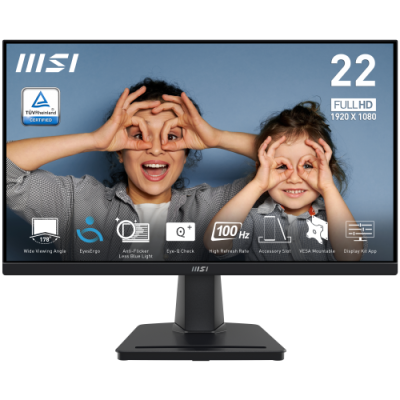 MSI MONITOR 21.5 LED VA 16:9 FHD 1MS 300 CDM 100Hz. HDMI