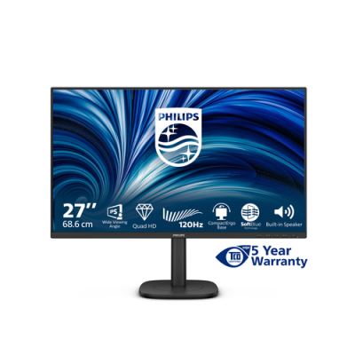 PHILIPS MONITOR 27 LED IPS QHD 16:9 4MS 350 CDM. PIVOT. DP/HDMI. MULTIMEDIALE