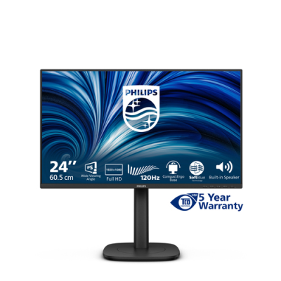 PHILIPS MONITOR 23.8 LED IPS FHD 16:9 4MS 250 CDM. PIVOT. VGA/DP/HDMI. MULTIMEDIALE