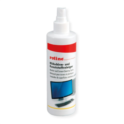 ROLINE MONITOR- AND PLASTIC-CLEANER. 250 ML