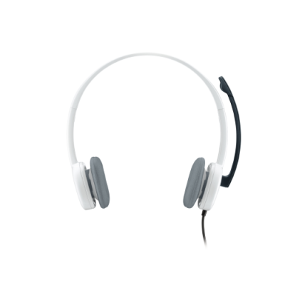 CUFFIA LOG HEADSET H150 BIANCO MICR OFONO