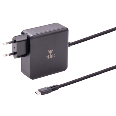 Alimentatore a muro per Notebook e Dispositivi USB-C- PD - 100W- Tecnologia GaN