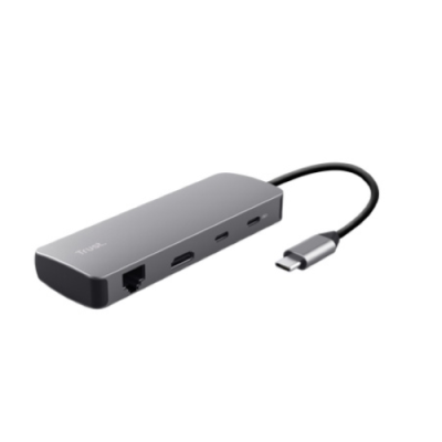 TRUST ADATTATORE MULTIPORTA DALYX 8-IN-1