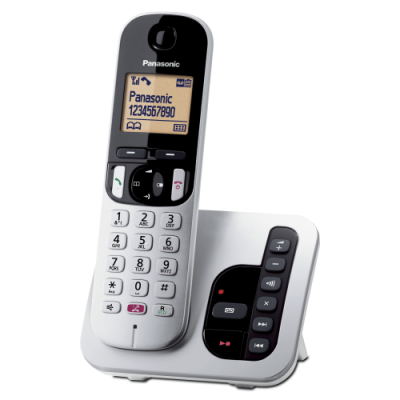 TELEFON0 CORDLESS PAN TGC260 SILVER GAP VIVAV/SEGRETERIA/16 ORE.