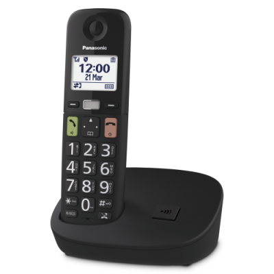 TELEFON0 CORDLESS PAN TGU110 NERO GAP FAV KEY/LCD 1.8/EASY USE