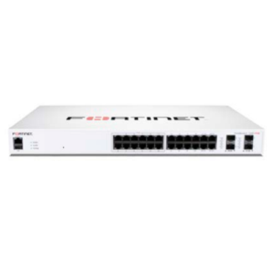 FORTISWITCH-124F-FPOE SWITCH L2+ MANAGED POE CON 24 P. GE + 4SFP+. 24 P. POE POE POWER BUDGET 370W