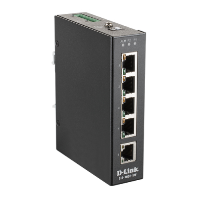 D-LINK SWITCH INDUSTRIALE UNMANAGED 5 PORTE 10/100 BASET(X)