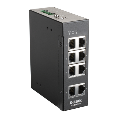 D-LINK SWITCH INDUSTRIALE UNMANAGED 8 PORTE 10/100 BASET(X)