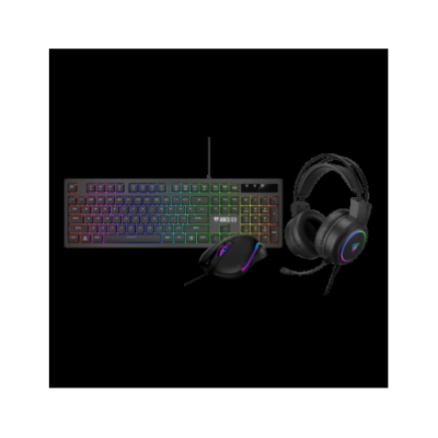 GAMDIAS KIT TAST + MOUSE + CUFFIE POSEIDON E2 3-IN-1 TAST MEMBRANA MOUSE OT