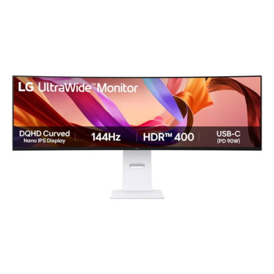 LG MONITOR CURVO 49 LED NANO IPS 32:9 DUAL QHD 5MS 400 CDM. DP/HDMI. MULTIMEDIALE. BIANCO