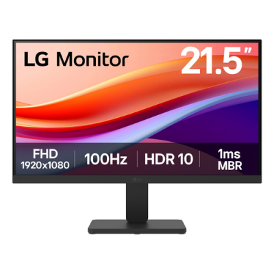 LG MONITOR 21.5 LED VA FHD 16:9 FHD 100Hz. 250 CDM. HDMI. MULTIMEDIALE