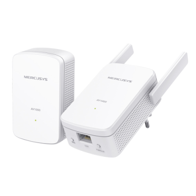 POWERLINE AV1000 WIFI N300 KIT 1P GIGABIT 2 ANTENNE ESTERNE 2UNIT?