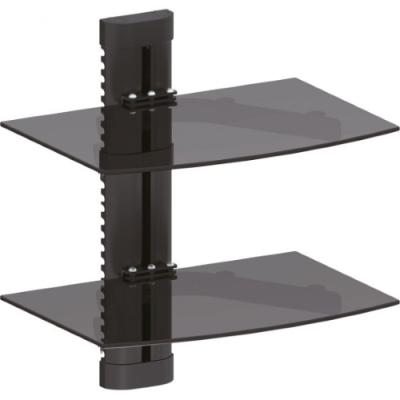 InLine Supporto parete. per DVD. Bluray. Ricevitore SAT. fino a 8kg. nero