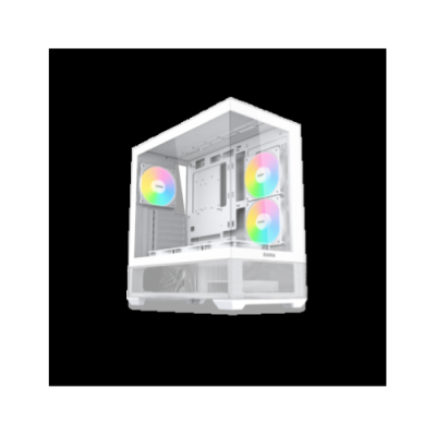 SAMA MID TOWER V40 WHITE 2*TG 6*FAN 120mm BIANCHE ARGB PWM