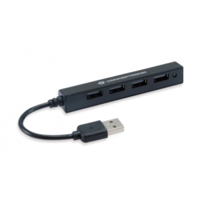 HUB USB 2.0 4 PORTE BK 4*USB A