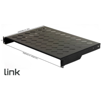 ARMADIO RACK RIPIANO 1 UNIT? 19 PROFONDIT? 300 MM UNIVERSALE NERO