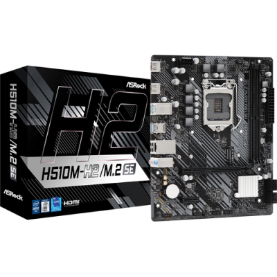 ASROCK MB H510M. H510M-H2/M.2 SE. LGA1200. DDR4. M2. MATX