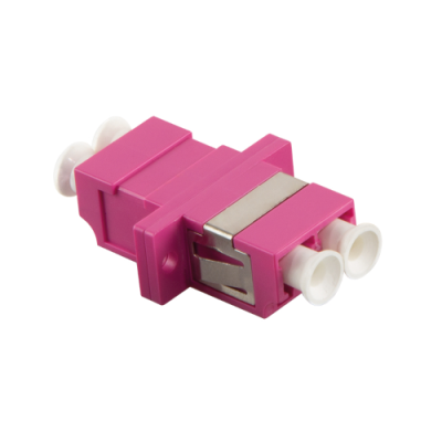 ADATTATORE FIBRA OTTICA LC/LC MULTIMODALE DUPLEX OM4 UPC