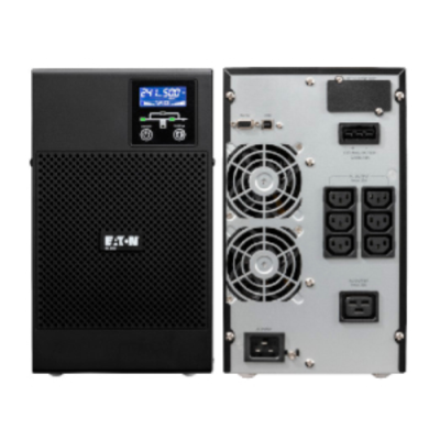 EATON 9E UPS. 3000 VA. 2400W. INGRESSO: C20. USCITE: (6) C13 (1) C19. TOWER 00W AUTONOMIA 7 MIN.