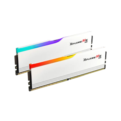 G.Skill DIMM 32GB DDR5-6000 (2x16GB) Dual Kit- Ripjaws M5 RGB- INTEL XMP- White