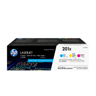 HP 201X 3pack HY CMY Toner