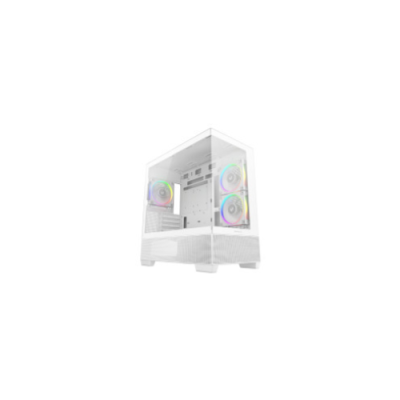 DEEPCOOL CASE MATX CG380 3F BIANCO PANORAMIC 3ARGB 2TG 360mm AIO