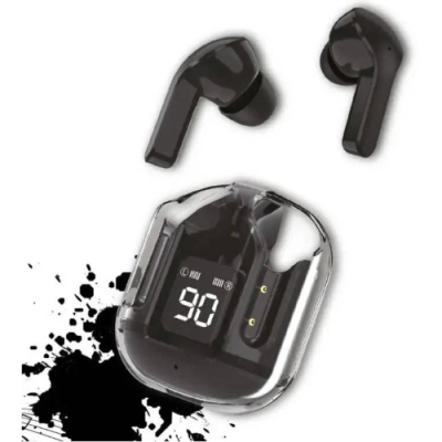 AURICOLARI BLUETOOTH 5.3 USBC DISP IPX4 NERO BATT.300MAH APPLE ANDROID