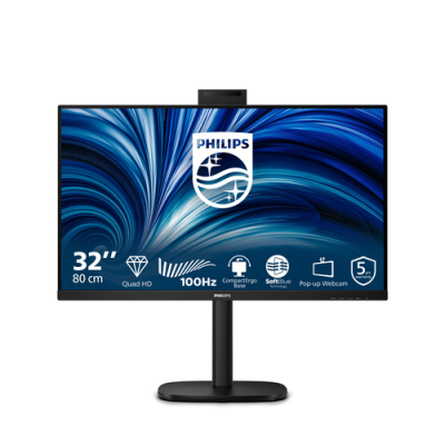 PHILIPS MONITOR 31.5 LED IPS QHD 16:9 4MS 350 CDM. PIVOT. USB-C HUB. DP/HDMI. MULTIMEDIALE