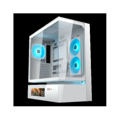 COUGAR CASE M.TOWER CFV235 VISION WH 9.16 TG 240 REV+120ARGB FAN RGB H.sy