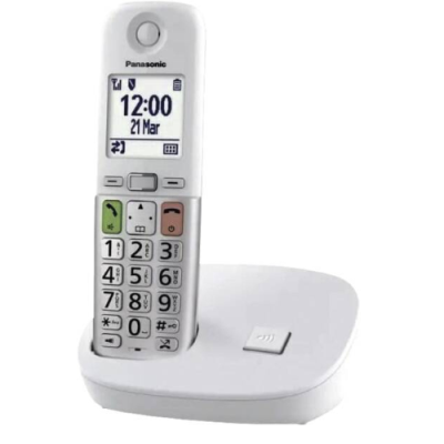 TELEFONO CORDLESS PAN TGU410 WHITE LCD 2.1/BLOCCO CH/COMP.APP.ACUST