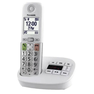 TELEFONO CORDLESS PAN TGU430 WHITE LCD 2.1/ TGU410 + SEGR.TELEFONICA