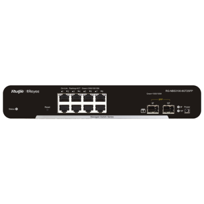 REYEE CLOUD SWITCH MANAGED GIGABIT L2 8 PORTE. 2 SLOT SFP (CHASSIS METALLICO DESKTOP)
