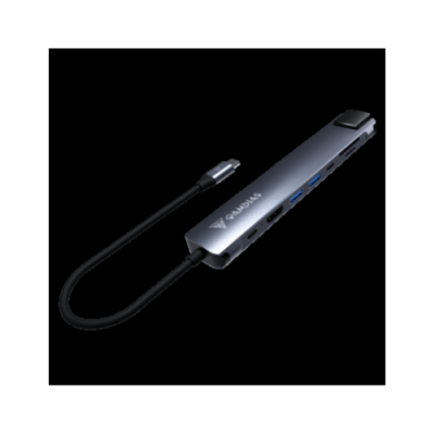 GAMDIAS HUB MERCURY M1-800 USB-C 8-IN-1 HUB ESPANSIONE