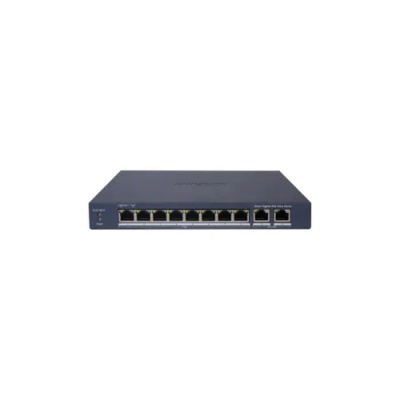 SWITCH HIKVISION SMART MANAGED POE GIGABIT L2. 8 GIGABIT RJ45 POE PORTS. 2 GIGABIT SFP PORT. 802.3AF