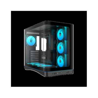 SAMA MID TOWER V62 BLACK TG CURVE LED STRIP 7* 120 ARGB PWM FAN