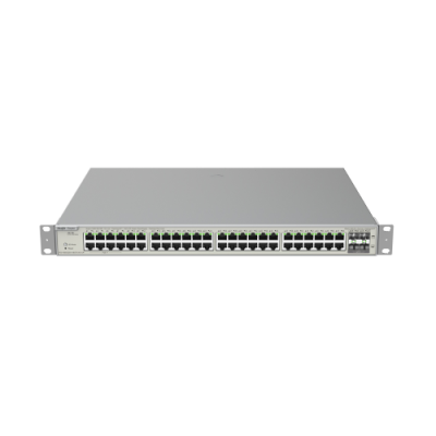 REYEE CLOUD SWITCH MANAGED GIGABIT L3 8XGE POE++ 40XGE POE+ 4XSFP+ ROUTING STATICO POWER BUDGET 740W