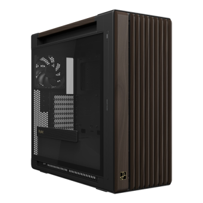 ASUS CASE PROART PA602 WALNUT WOOD TG PWM MODERN BLACK
