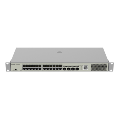 REYEE SWITCH POE 28 PORTE GIGABIT. LAYER 2. CLOUD MANAGED. POE BUDGET. 370W