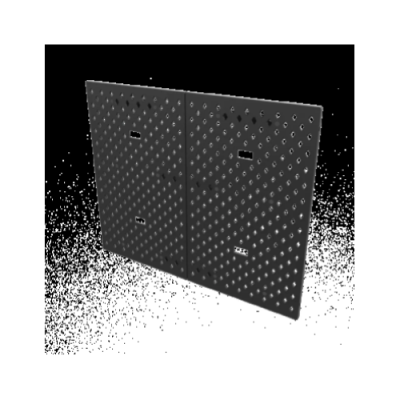 DEZCTOP ACC. D-BOARD NERO PER MONTAGGIO A PARETE 36x1x58cm